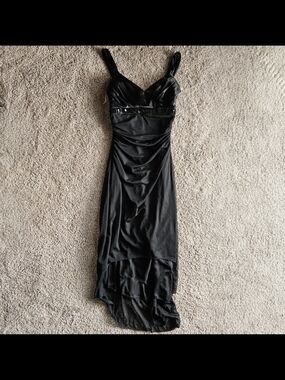 Ruby Rox Black High-Low Sleeveless Evening Dress